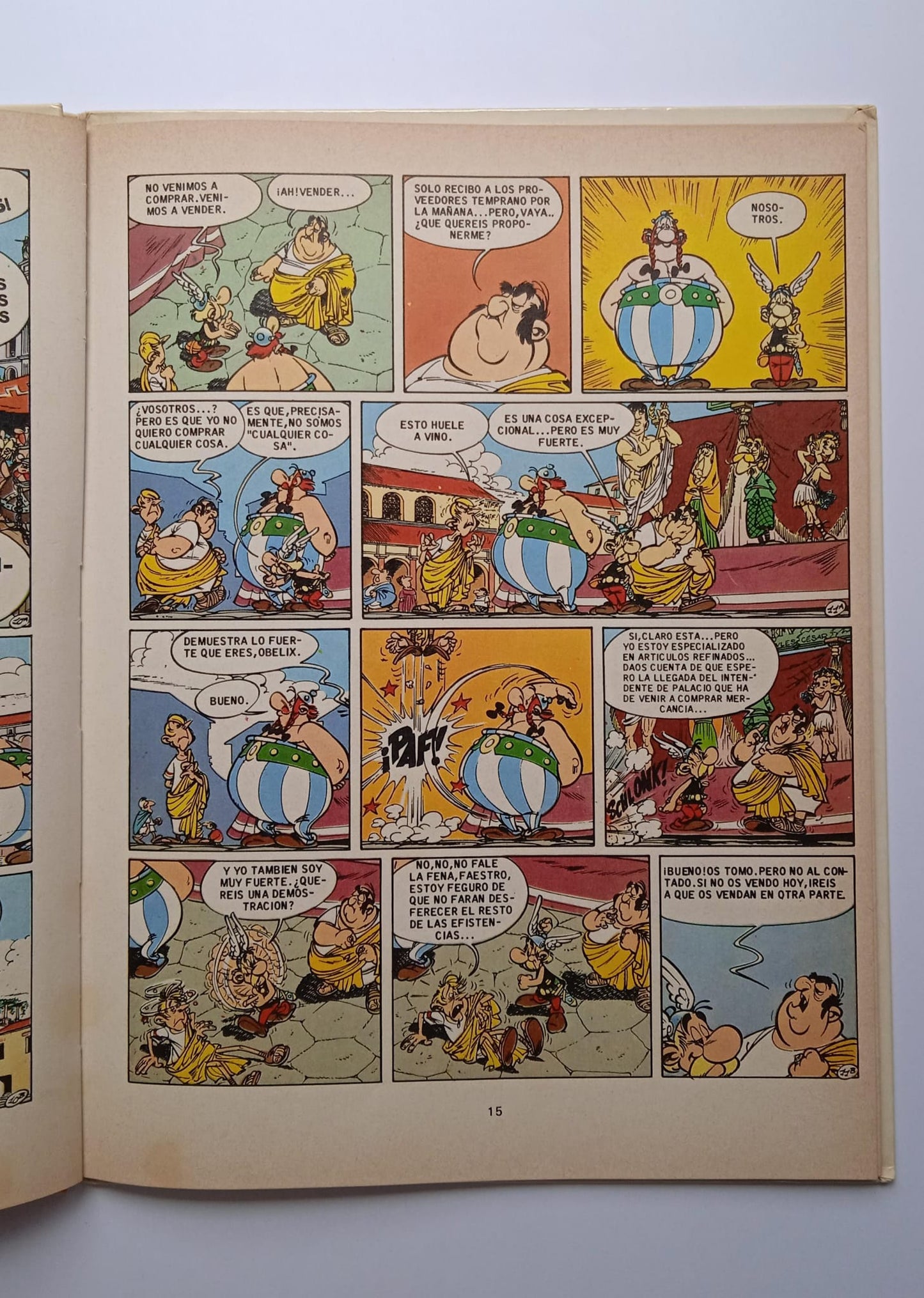 Cómic Los laureles del Cesar. Una aventura de Asterix. 1980