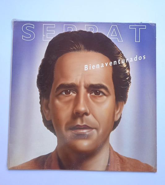 Disco de vinilo de Serrat. Bienaventurados 1987