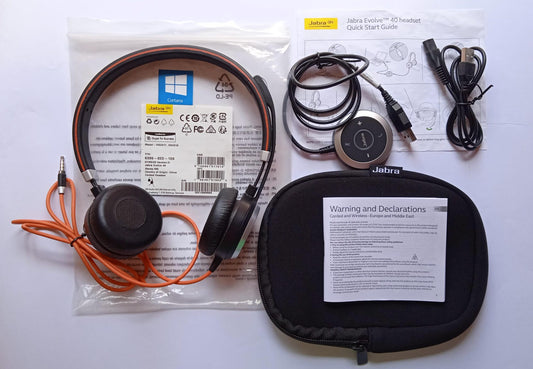 Auriculares con micrófono Jabra Evolve 40