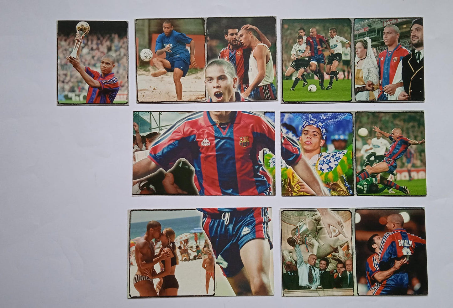 Cromos - cartón Ronaldo "el fenómeno". L'album del Barça.