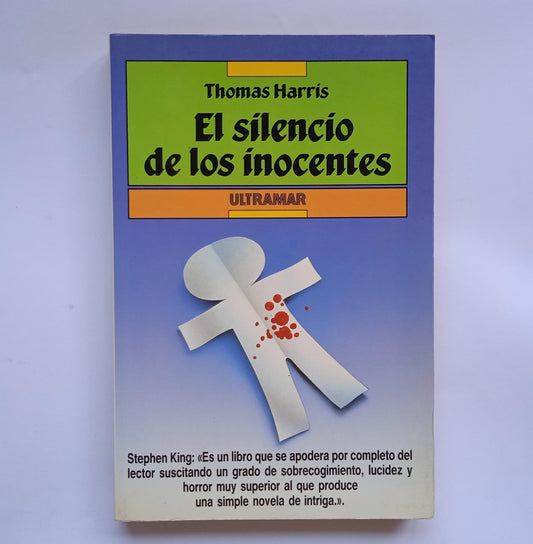 Libro El silencio de los inocentes. Thomas Harris. 1990