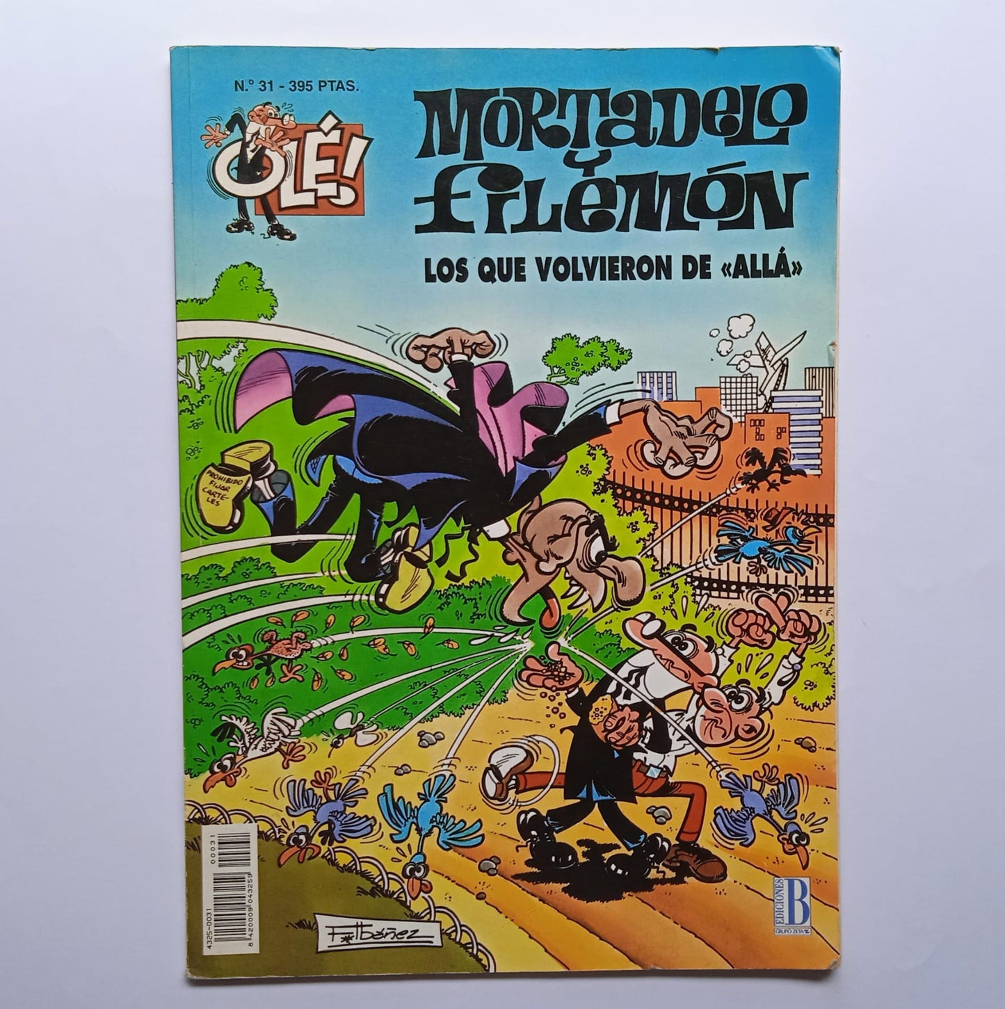 Cómic Mortadelo y Filemón. Los que volvieron de "allá". 1998