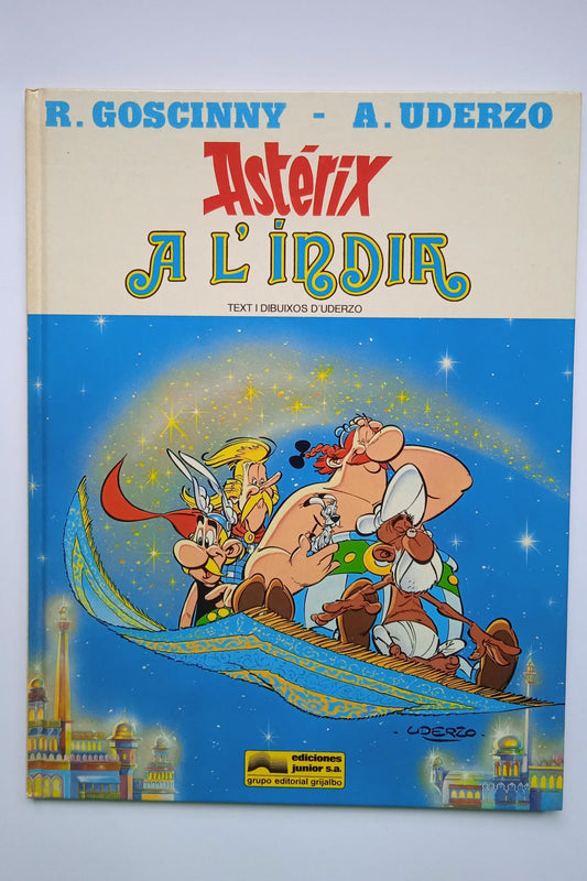 Cómic Astérix A L'india. El conte de les mil i una hores. 1987