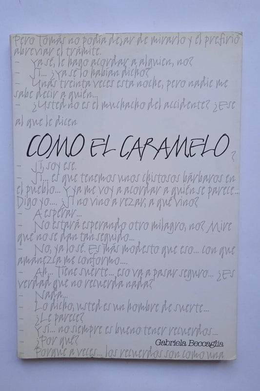 Libro Como el caramelo. Gabriela Beccaglia