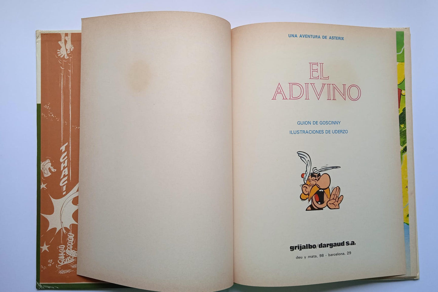 Cómic El adivino. Una aventura de Astérix. 1981