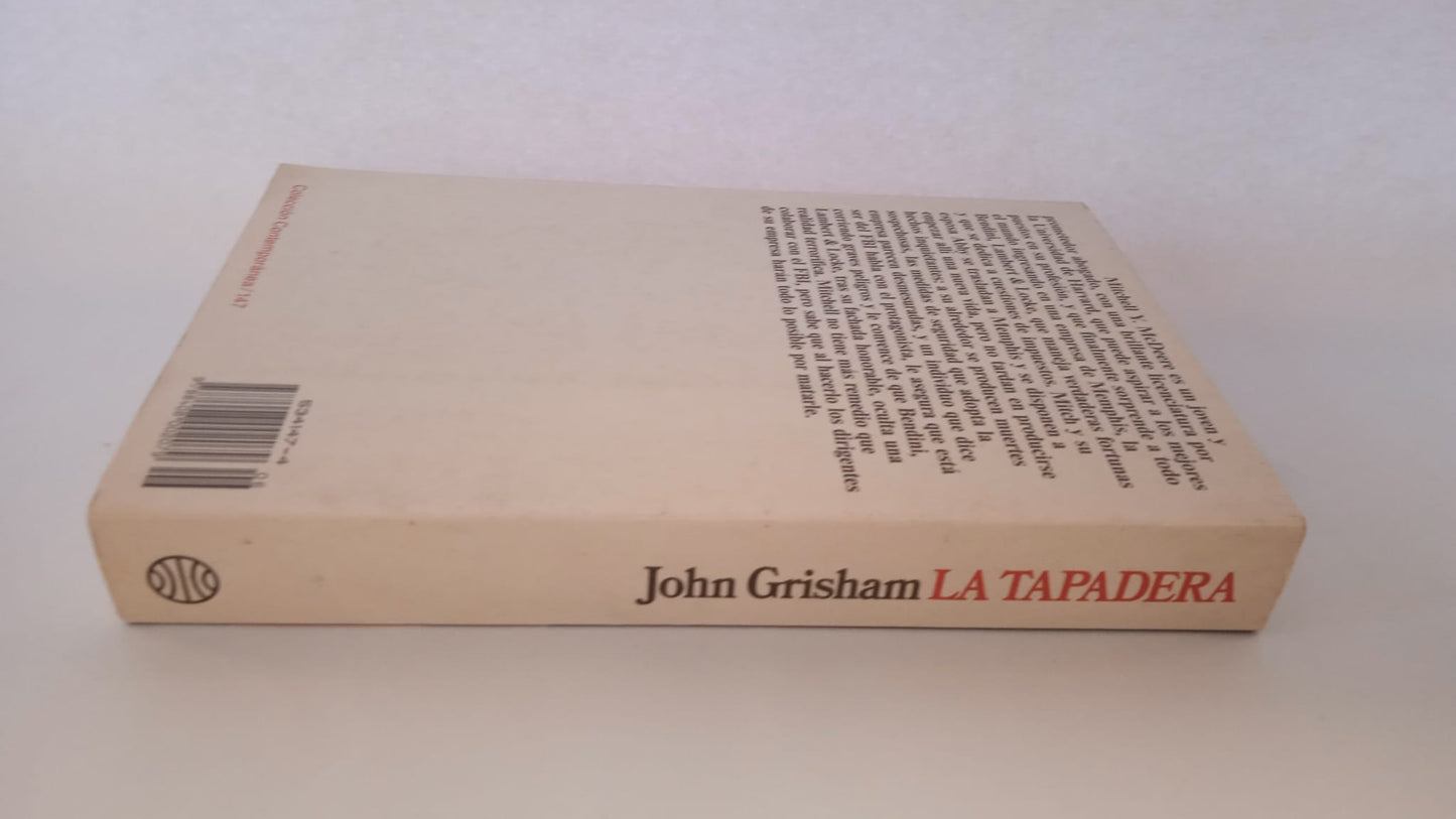 Libro La Tapadera. John Grisham. 1992