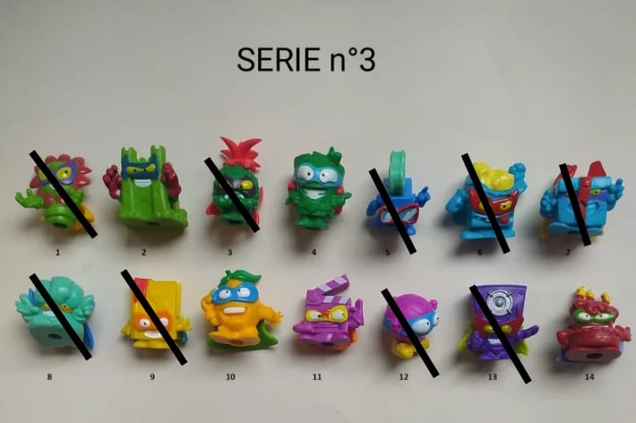 Figuras de la Serie Superthings 1,3,4,5