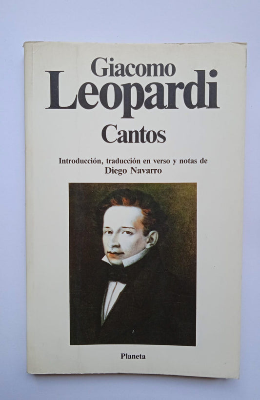 Libro Cantos de Giacomo Leopardi