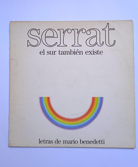 Disco de vinilo de Serrat. El sur también existe de 1985