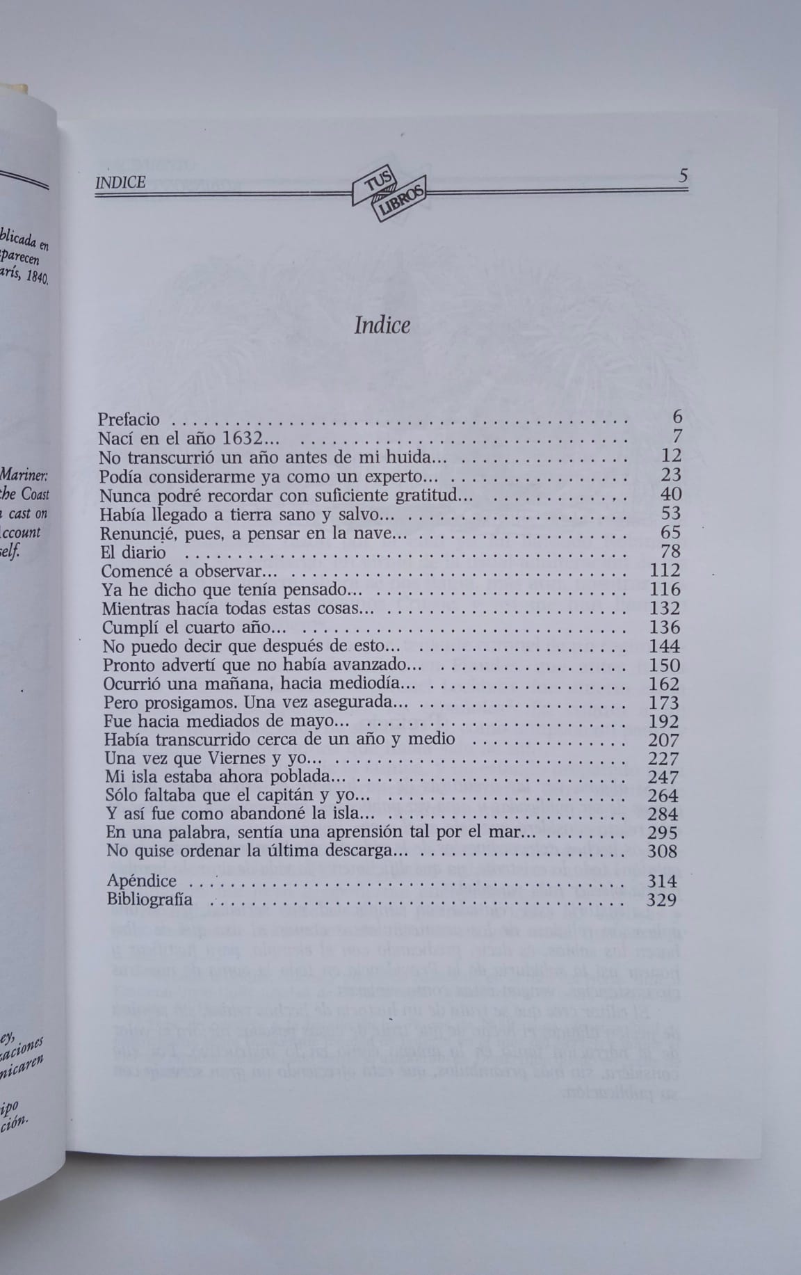 Libro Robinson Crusoe. Daniel Defoe. 1982