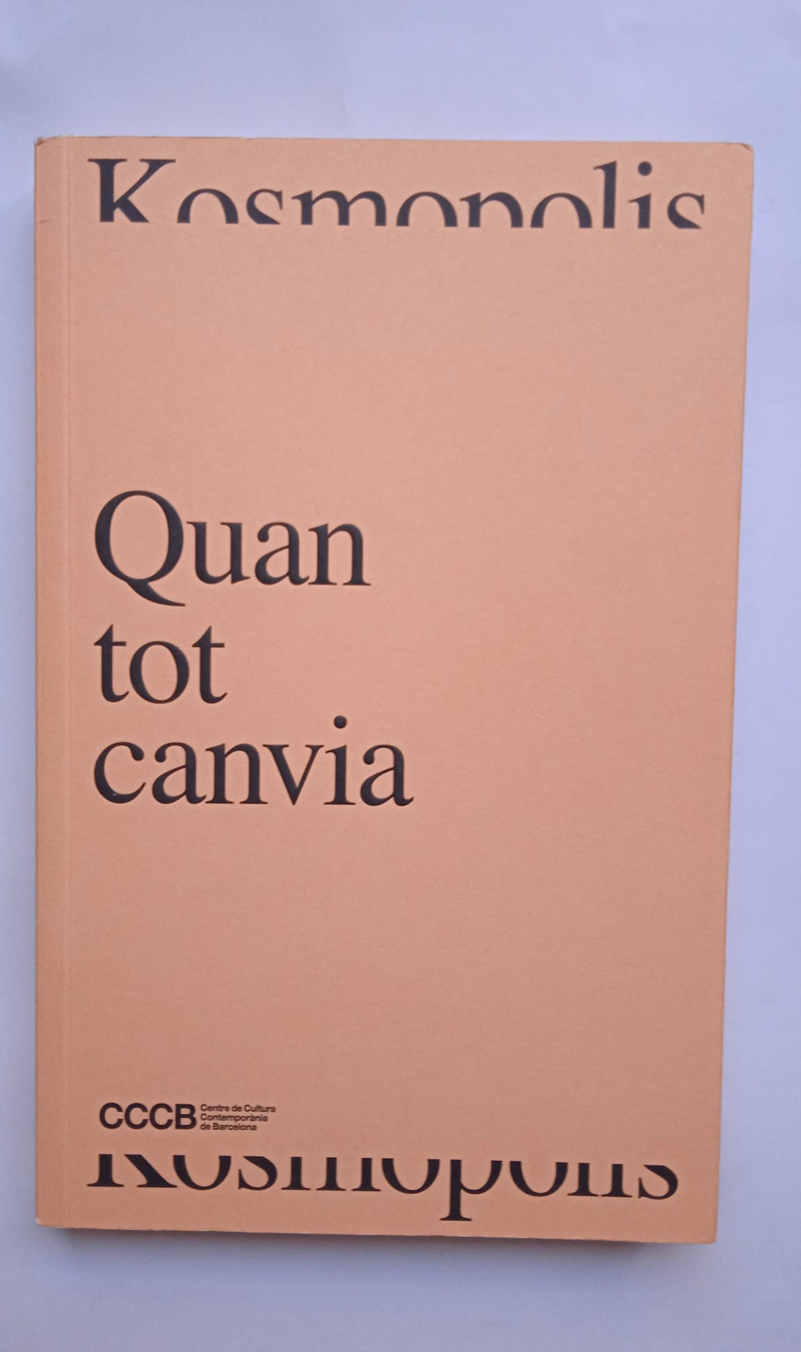 Libro When everything changes. Quan tot canvia