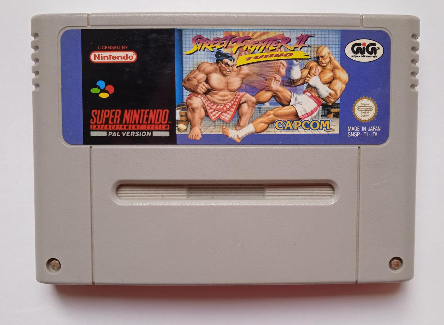 Video Juego Street Fighter 2 TURBO - SUPER NINTENDO