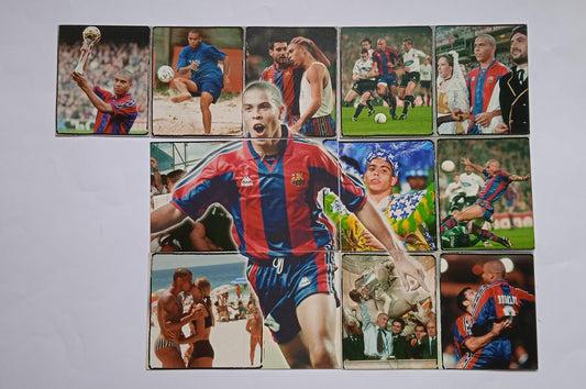 Cromos - cartón Ronaldo "el fenómeno". L'album del Barça.