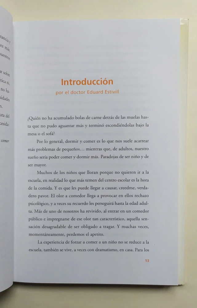 Libro: ¡A comer! Montse Domènech. Metodo Estivill.