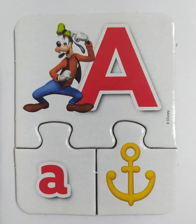 Puzzle de Mickey. Aprendo el abecedario