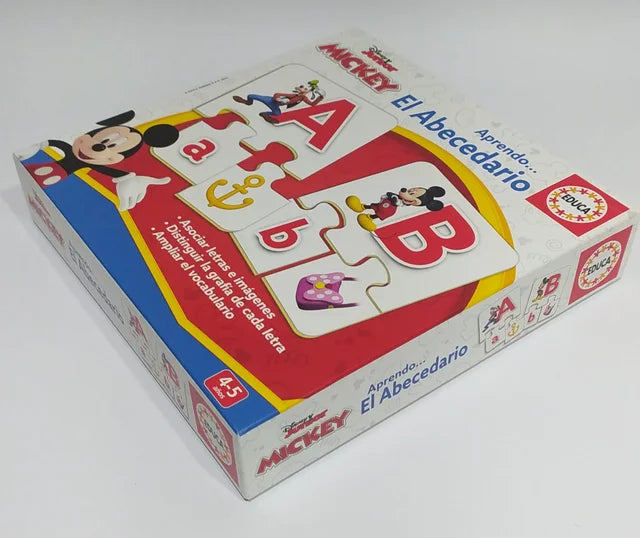 Puzzle de Mickey. Aprendo el abecedario