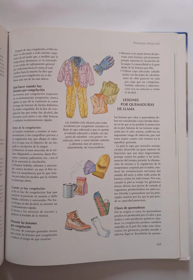 Libro El médico en casa. Primeros auxilios.