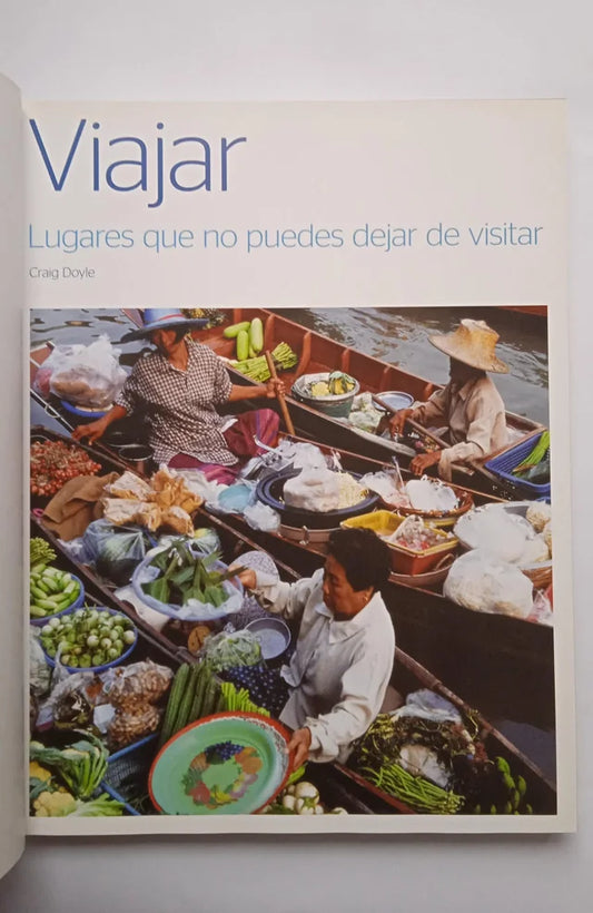 Libro Viajar. Lugares que no puedes dejar de visitar