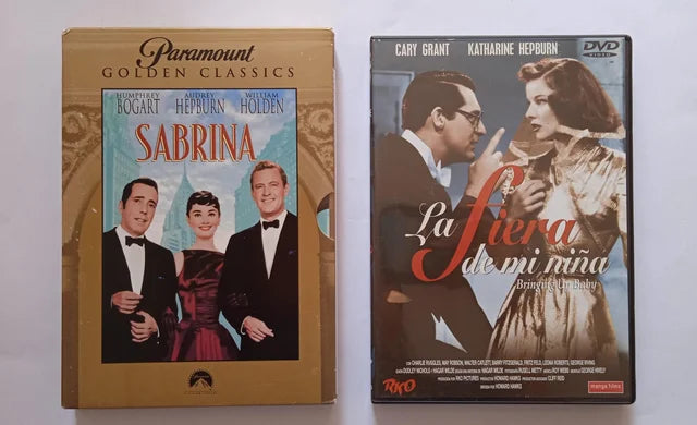 Películas en DVD Sabrina y La fiera de mi niña