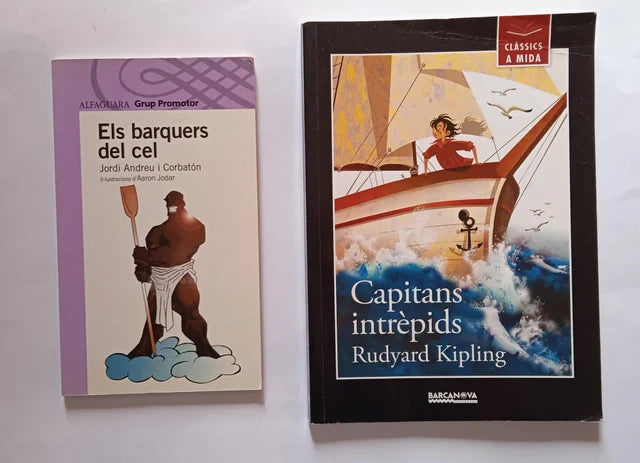 Libros Capitans intrèpids y Els barquers del cel