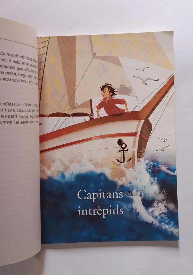 Libros Capitans intrèpids y Els barquers del cel