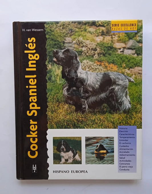 Libro Cocker Spaniel Inglés. H. van Wessem