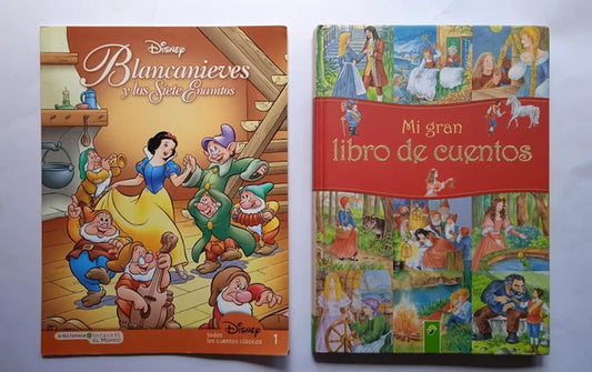 Libro de Blancanieves y Mi gran libro de cuentos