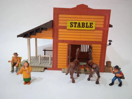 EXIN WEST Stable  con personajes