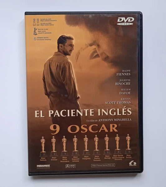 Película en DVD El paciente inglés