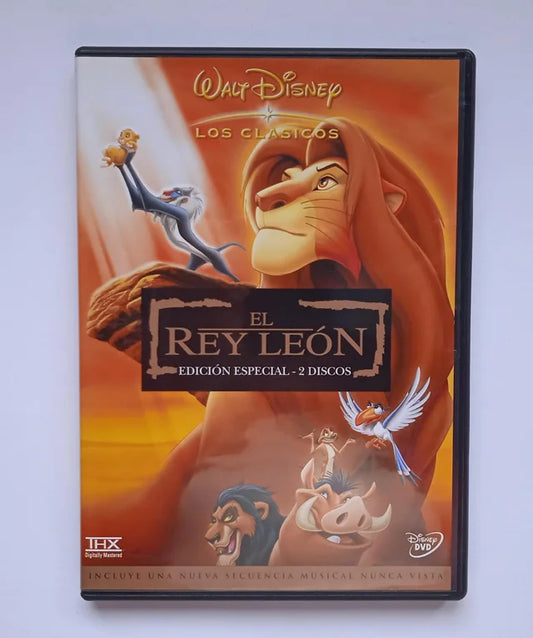 Películas en DVD El rey león. Edición especial Walt Disney. 2 discos