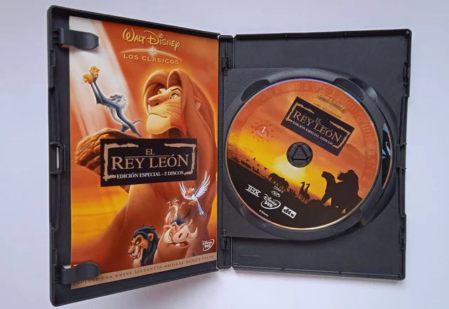 Películas en DVD El rey león. Edición especial Walt Disney. 2 discos