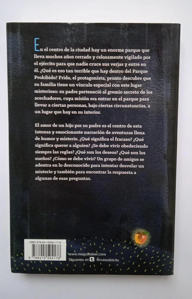 Libro El parque prohibido. Andrés Ibáñez