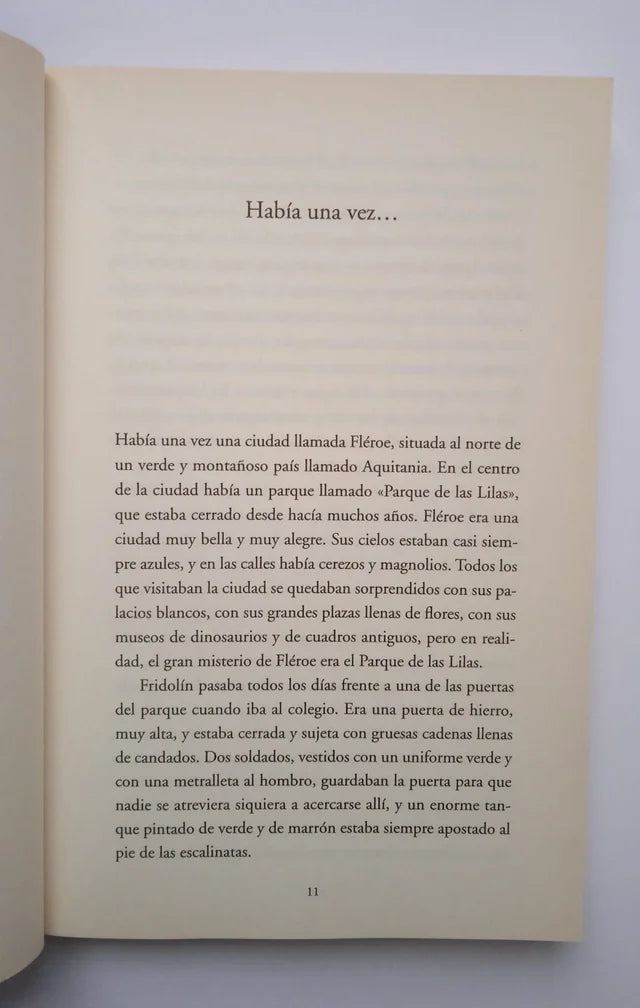 Libro El parque prohibido. Andrés Ibáñez