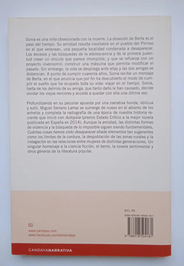 Libro Cuántas cosas hemos visto desaparecer.