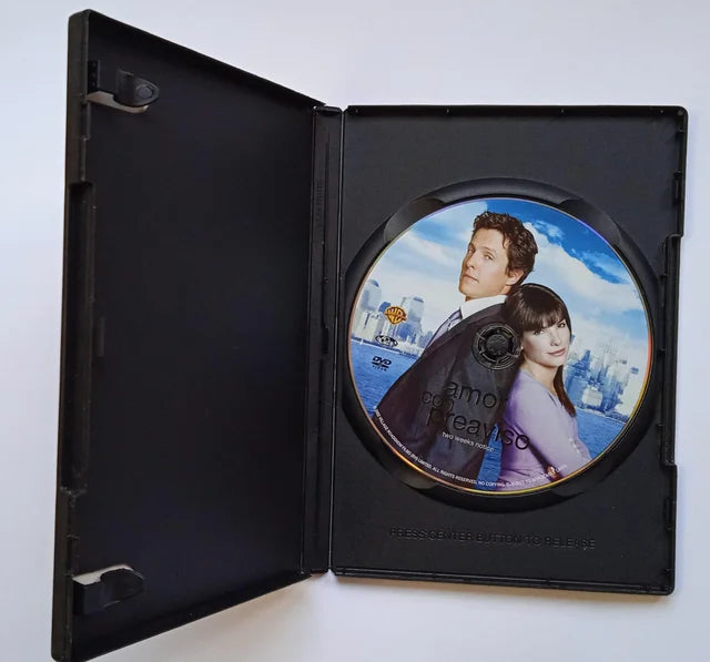 Película en DVD Amor con preaviso. Hugh Grant y Sandra Bullock