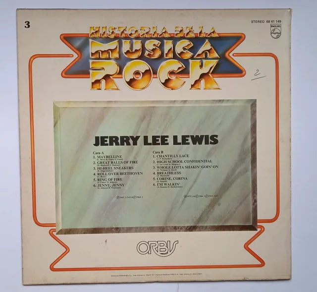 Disco de vinilo Historia de la música rock 3. Jerry Lee Lewis