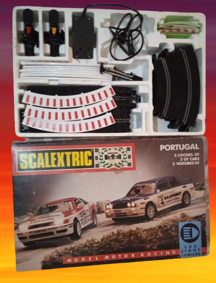 Juego de Scalextric Exin. Model motor racing